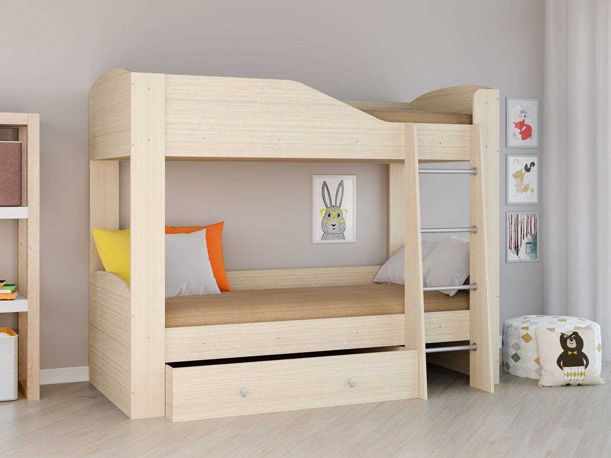 Двухярусные кровати: практичность и веселье для детской комнаты