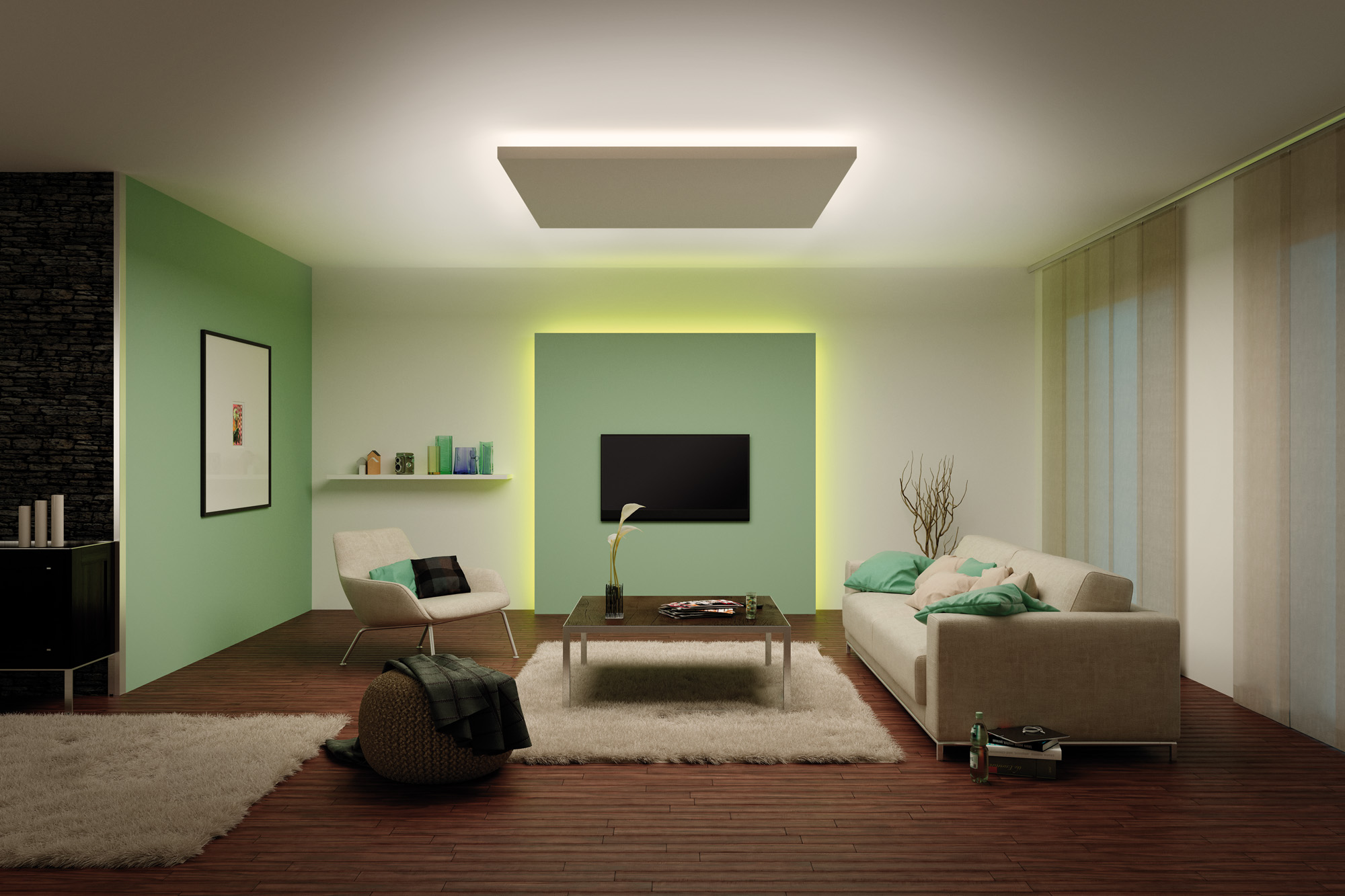 Освещение в квартире - почему стоит использовать точечные лампы и споты