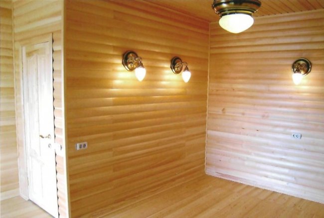 Блок-хаус из хвойной и лиственной древесины