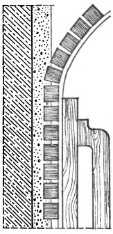 Рис. 24. Вдавливание ковра с мозаичными плитками в свеженанесенный слой цементного раствора
