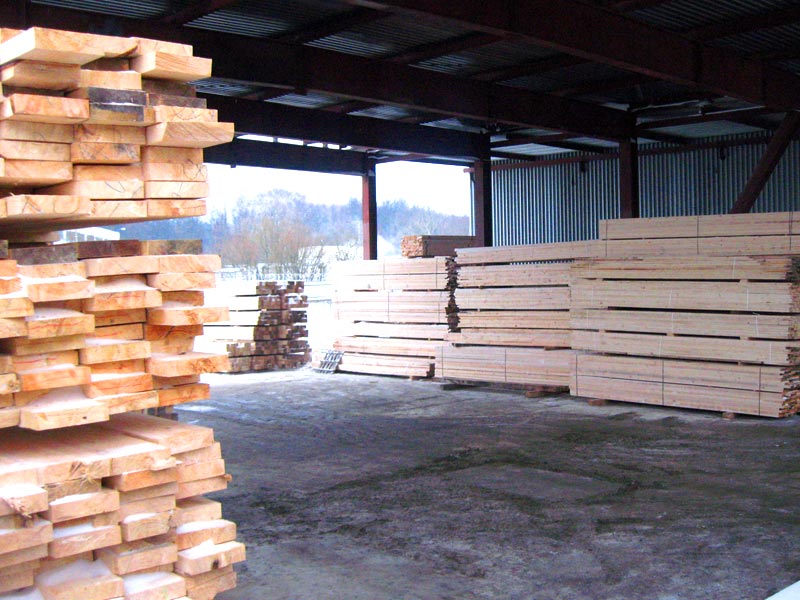 Складирование и сушка древесины и пиломатериалов
