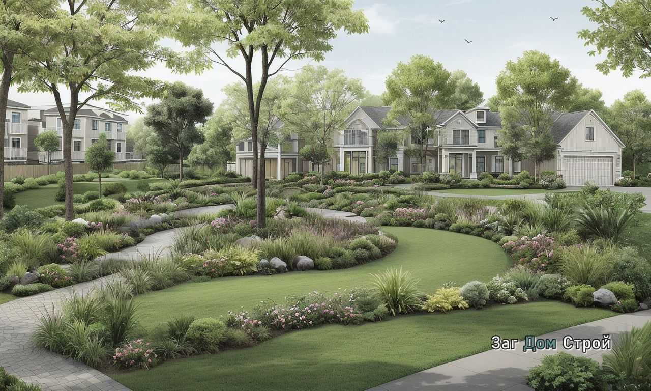 2. Сочетание с растениями разных текстур