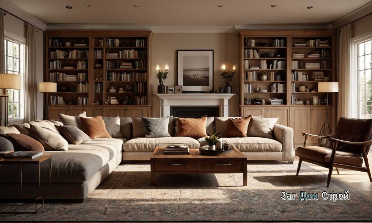 Какие натуральные материалы лучше подходят для мебели в гостиной