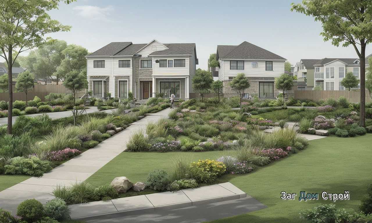 Миксбордер с цветущими растениями на все сезоны для яркого сада круглый год