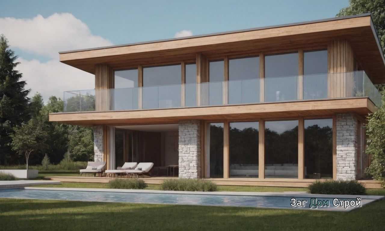 Дом с эксплуатируемой кровлей для комфортного отдыха на свежем воздухе