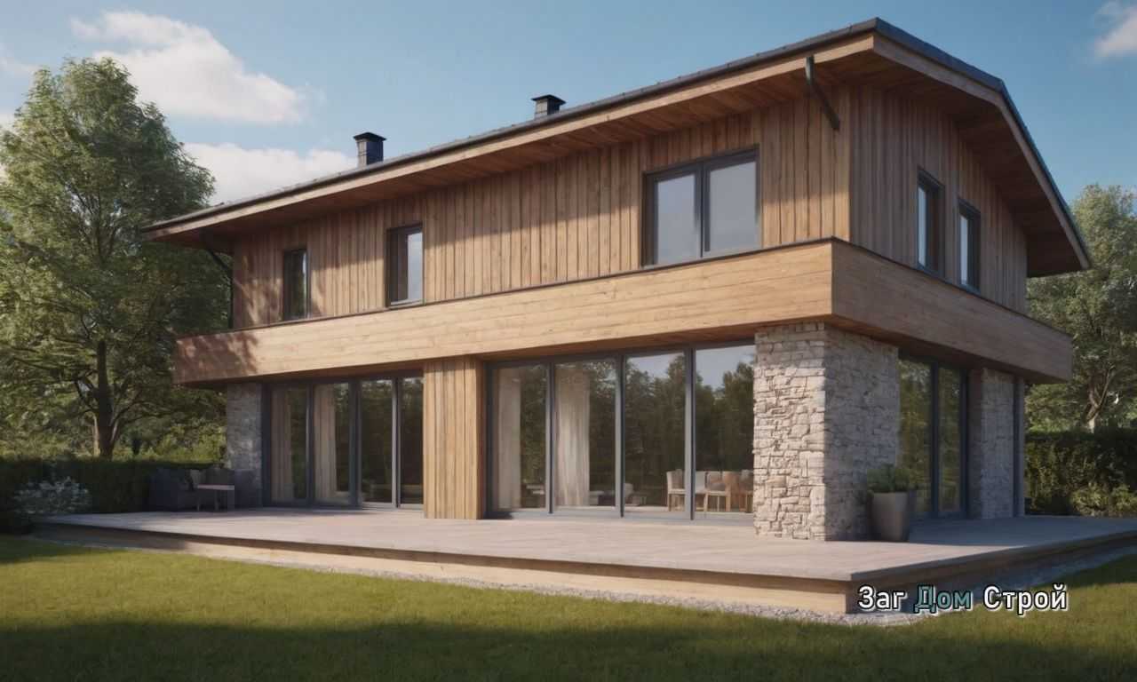 Дом с ориентацией на природу создающий уединение и комфорт