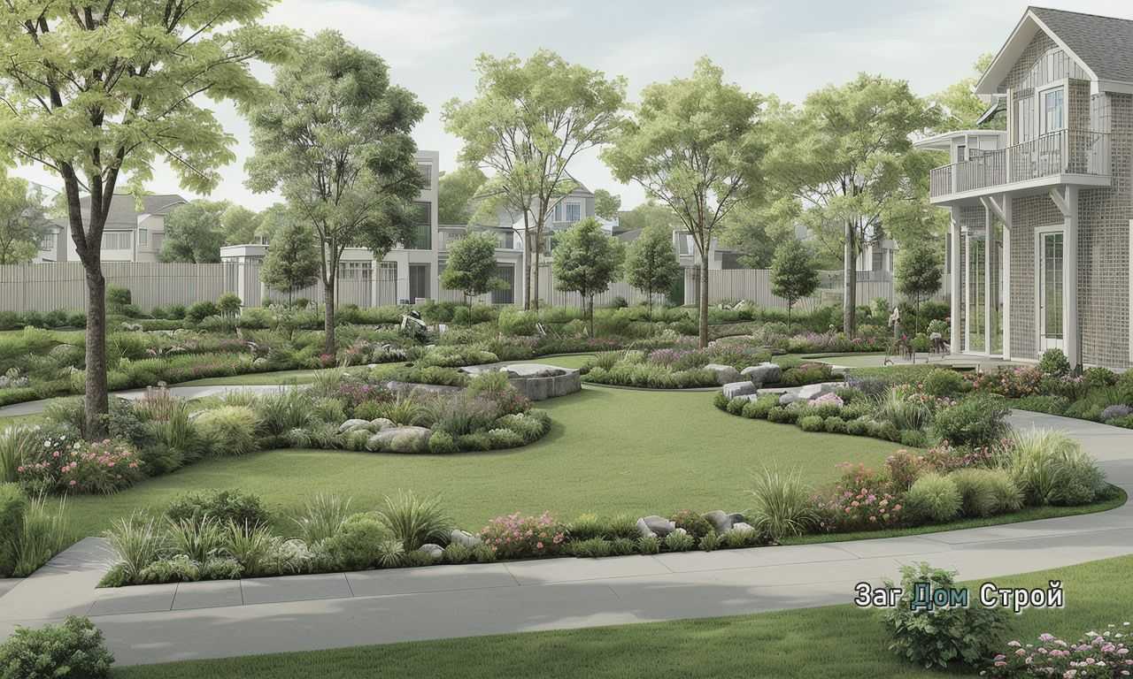 Профессиональная планировка посадки деревьев и кустарников для вашего участка