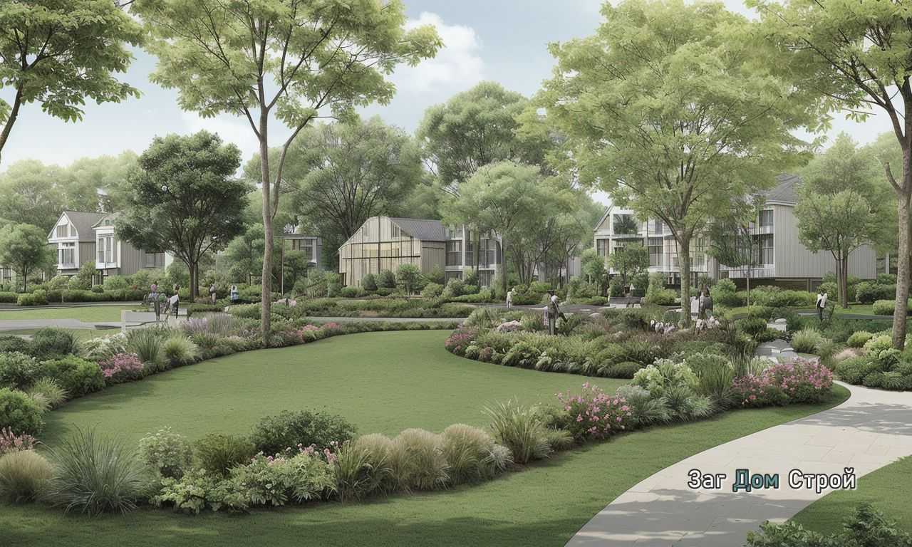 Теневые миксбордеры с растениями разной высоты для вашего сада