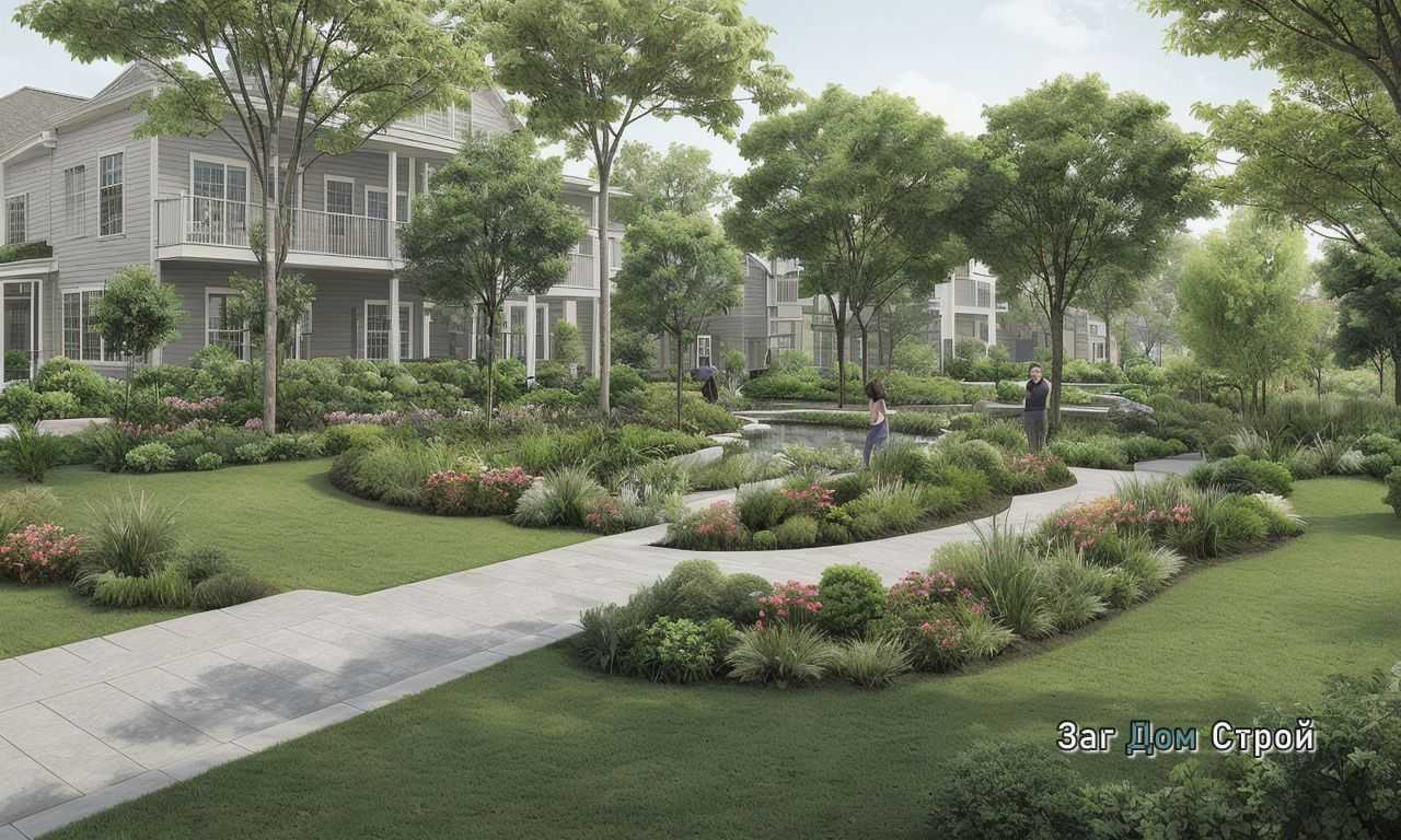 Сад природного типа с многолетниками для вашего участка с минимальными затратами