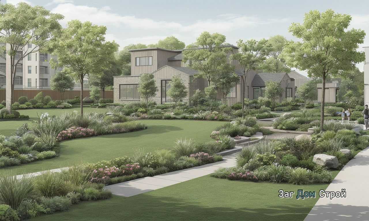 Тренды озеленения с деревьями на 2025 год новые идеи и популярные виды