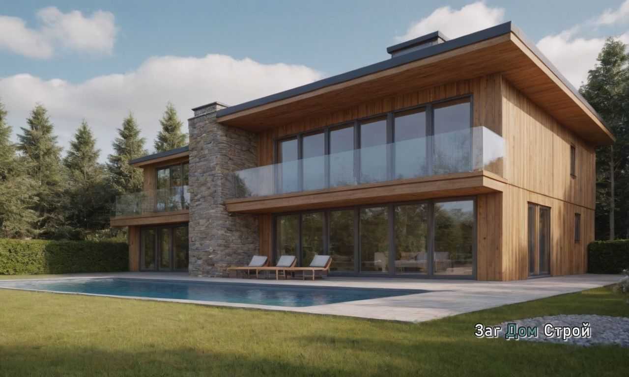 Дом с компактным тепловым контуром для экономии энергии и комфорта