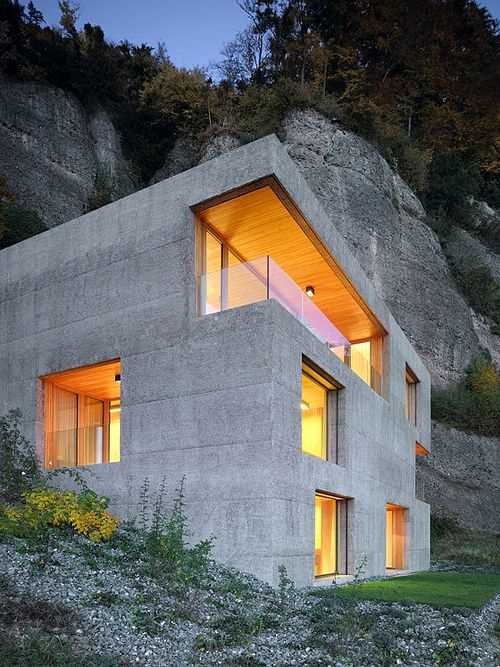 Дома из бетона: современный минимализм