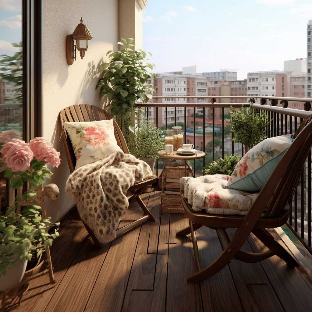 Как создать уютный апартамент-сад на балконе или террасе
