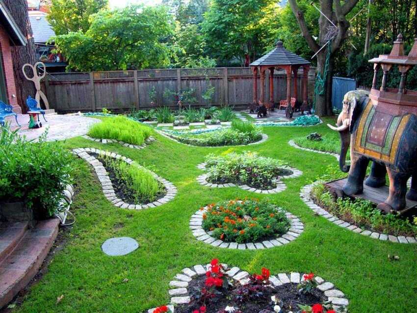 Озеленение двора: секреты создания уютного сада