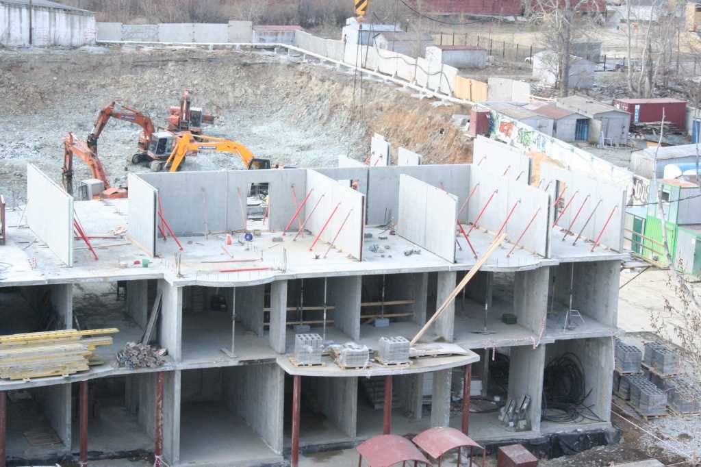 Применение бетона в строительстве зданий