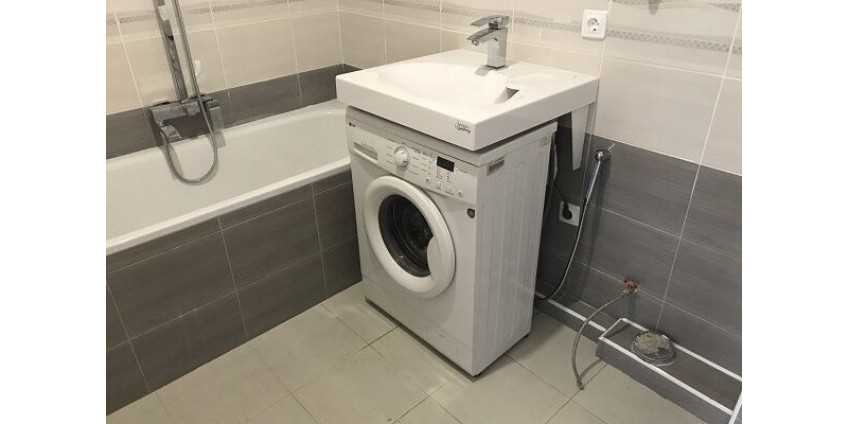 Простые способы установки стиральной машины в ванной комнате
