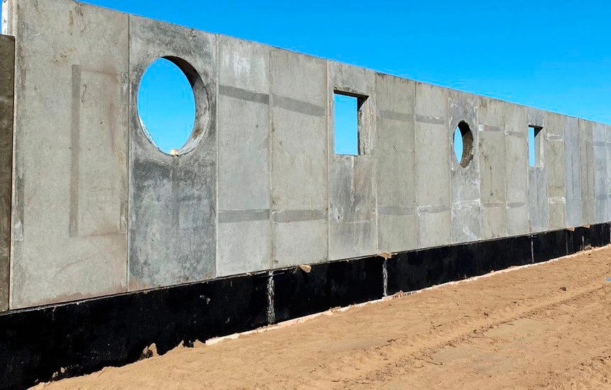Технологии заливки бетоном стенных панелей